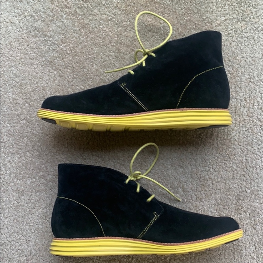 Cole Haan Lunargrand Chukka Boot Black Size 8